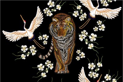постеры Тигр и журавли