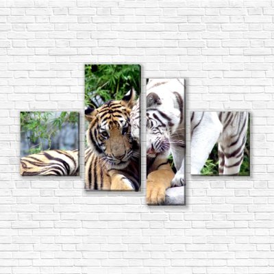 модульные картины Тигры